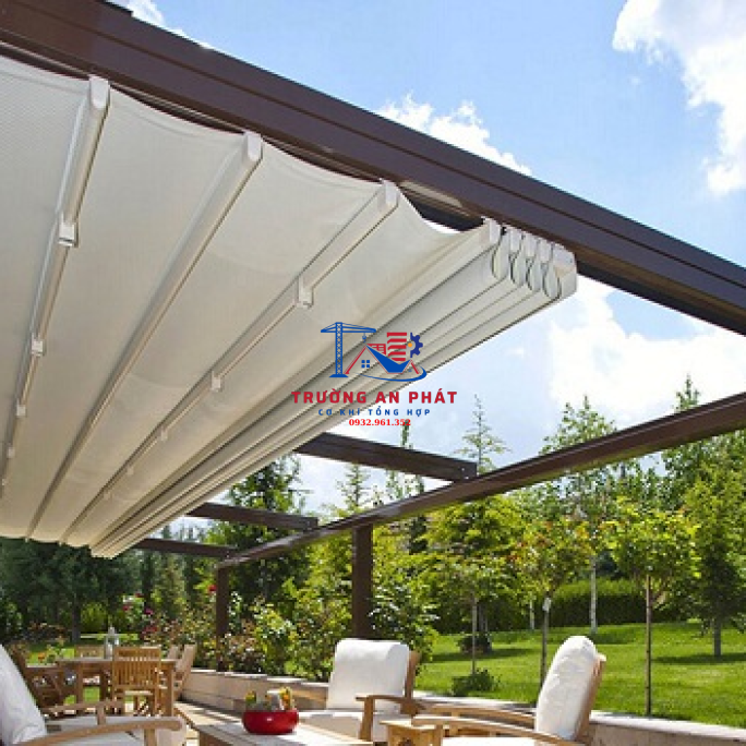 Mái hiên mái xếp homestay